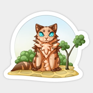 Sand cat Sticker